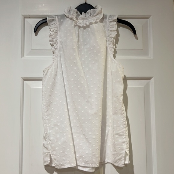 J. Crew sleeveless blouse with ruffles - Picture 4 of 5